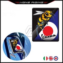베스파 악세사리 호환 for piaggio vespa sprint s primavera 엠블럼 로고 3d 오토바이 스티커, 공군