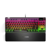 스틸시리즈 Apex 7 TKL 기계식 게이밍 키보드 적축, KB-00011, 혼합 색상
