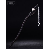 비녀 뒤꽂이 올림머리 한복 머리 장식 헤어 악세사리 진주 스털링 실버 꽃잎 수제 167