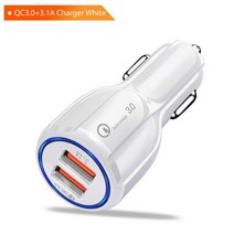 마그네틱 타입 C 케이블 Oppo 리노 블루 G9 LG G6 HTC 10 EVO QC 3.0 USB S8 A50 용 고속 자동차 충전기 Google Pixel 3a 3 XL, 09 Only White Charger