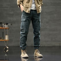Cold Fly 남자 봄가을 패션 코디 캐주얼 팬츠 롱 카고 팬츠