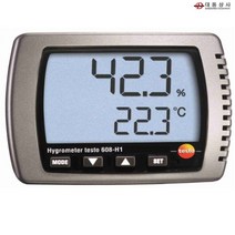 테스토 탁상용 디지털 온습도계 TESTO-608-H1 0~50도, 1