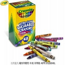 크레욜라 울트라클린 수성크레용48색 (526948)_230130EA, 다사랑 쿠팡 본상품선택