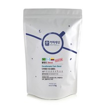 커피세상 디카페인원두 디카페인 다크 블렌드, 1.1kg, 1.홀빈 (분쇄안함)