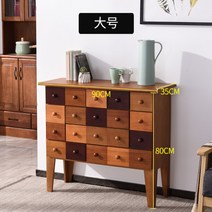 미니 원목 수납장 서랍 12칸 20칸 약장 빈티지 수납함 인테리어 가구, B.라지 사이즈