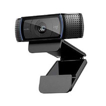 Logitech 로지텍 USB HD Pro 웹캠 C920 1080P 카메라 와이드스크린 비디오 통화 녹음, Black, C960-000764