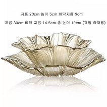 과일 쟁반 투명유리 수납 트레이 과일 바구니, Aset