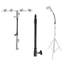 플래쉬 조명 연장 플랙시블 암 스피곳 브라켓 스탠드, 상세페이지 참조