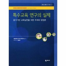 특수 교육 연구의 실제, 상품명