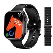 시계 시리즈 8 울트라 스마트 워치 49mm 케이스 420*486 방수 NFC 남성 여성 Pk ZD8 플러스, black ocstrap_watch 8 ultra