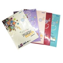 삼원 매직터치 머메이드 칼라용지 A4용지 180g 10매입 엠보색지 칼라수입지 아트지, M08 연연두색