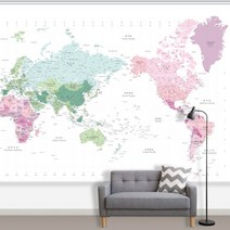 세계지도 롤스크린 블라인드-170201 아이방 어린이 놀이방 인테리어 학습용