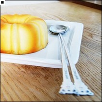 깔끔한디자인 견고한사용감 디저트전문점 깊은용기 은빛판다스푼 아기판다스푼