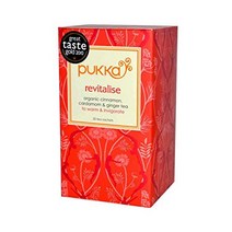 Pukka Organic Revitalise Herbal Tea - 20 bags per pack - 6 packs per case. null, 1