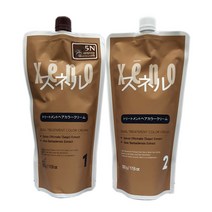 뉴겐 Xeno 제노 스넬 트리트먼트 칼라크림 500ml, 3N-다크브라운