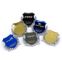 가오 쉐보레 전차종 로고 몰딩 악세사리 엠블럼 플레이트 튜닝 용품, 블루(1P), 콜로라도