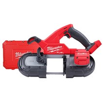 밀워키 충전밴드쏘 M18 FBS85-0C0 18V 본체 베어툴 85mm 밴드쏘날포함 밴드소 밴드쇼 줄톱 띠톱 케이스포함, 1개