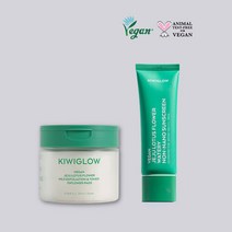 키위글로우 비건 제주 연꽃 마일드 각질케어 토너 패드 70송이 250mL/70pads [1개]+워터리 무기자차 논나노 선크림 50mL(SPF50+ PA++++) [1개]