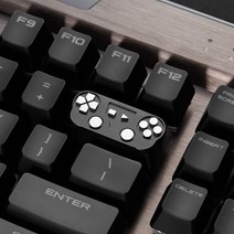 지티기어 GAMEPad II 키캡 ESC 블랙_실버 ZOMO, 단품, 단품