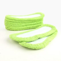 라이펀 국내산 극세사 청소실내화 리필, 청소실내화 리필(그린) 5족, 5개