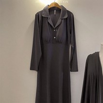 커플/남성/여성 마랑 폴리스판 롱원피스 캡내장긴소매 21-06252