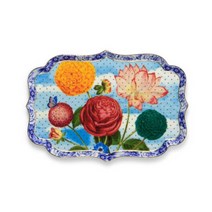 Pip studio 네덜란드 멀티 로얄 플라워 밀크티잔 꽃 무늬 찻잔 유럽 커피잔 특이한, 장반/25.5x17.5cm