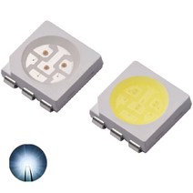 SMD LED 발광다이오드 5050 CHIP 10개, (5050_10개) WD_WHITE