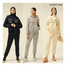 [노앙] (크루) 22FW 여성 에센셜 기모 셋업 2종