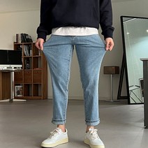 치트키 / 남자 6컬러 인밴딩 워싱 데님