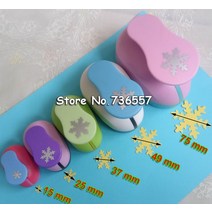 천공기 펀치 사무용품heart star shape eva foam 펀치 종이 펀치 인사말 카드 handmade scrapbook handmade puncher free, 5pcs 눈송이