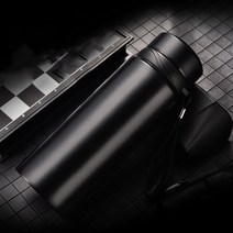 스텐 스포츠 보틀 보온병, 1000ml, 블랙, 1개