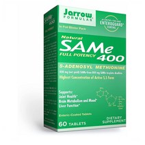 Jarrow Formulas 자로우 포뮬러스 SAMe 400 아데노신 메티오닌 토시레이트 만니톨 60정 1개