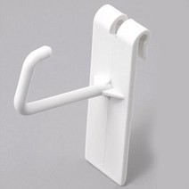 메쉬망후크 철망고리 진열대 물건걸이 8개 흰색
