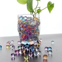 소일 물 구슬 믹스 컬러 크리스탈 진흙 하이드로 겔 젤 폴리머 젤리 볼 홈 장식 수경법 레인보우 병 diy 8-12mm, 20000개