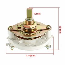 1 개 가능 데크 밴드 채널 로터리 스위치기 1P6T 2P5T 1P7T 4P2T 1P5T 2P2T 2P4T 1P9T 3P3T 1P11, 02 KCZ_11 4P2T