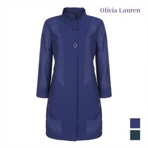 [올리비아로렌]러플 밴드넥 롱자켓_2VOCFUTM5111