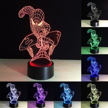 3D 홀로그램 팬 프로젝터 디스플레이 3d 조명기구 축구 led 테이블 밤 램프 원격, RGB