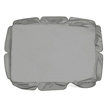 정원 스윙 캐노피 상단 커버 방수 야외 스윙 의자 해먹 캐노피 지붕 캐노피 교체 스윙 의자 가든 가제보 파라솔 저가형 원두막 홍보 천막 리조트 대형 야외용 발코니 가림막 이동식, 다크 그레이|195x125x15cm|체코