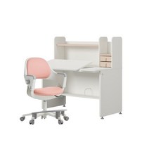 한샘 티오 그로우 전면책상 각도조절형 3단 120x75cm+링고S DIY, 책상 B형, 의자 새싹그린(D)