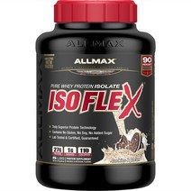 Allmax 아이소플렉스 퓨어 웨이 프로틴 아이솔레이트, 쿠키 & 크림(Cookies & Cream), 2.27kg, 1개