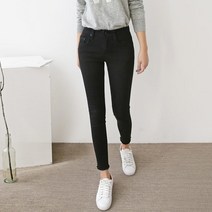 345 솜사탕 블랙 히든밴딩스키니 36사이즈까지