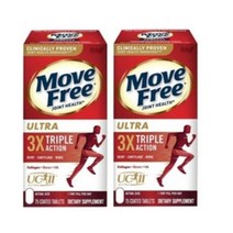 Schiff Move Free Ultra 쉬프 무브 프리 조인트 헬스 울트라 타입2 콜라겐 보론 HA 트리플 액션 75정 2팩, 1개