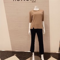 모스코나 NC05 라운드옆 단추반팔스워트 MOKR224Z3