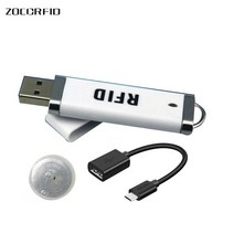[해외] 비접촉식 Iso15693 NFC 리더 인코더 10pcs NFC 태그가있는 RFID 티켓 리더 용 IC 카드 리더 USB 인터페이스 13.56MHZ, 상세내용표시