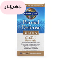 홈쇼핑 가든오브라이프 프라이멀 디펜스 울트라 프로바이오틱 유산균 베지테리안 캡슐 180개입, 1개, 180개