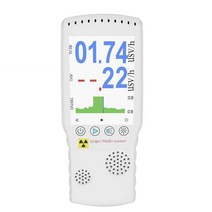 Geiger Counter With Dosimeter Radiation Meter With Sound And Screen 2 Alarm Modes Measuring 0.1USV, 한개옵션0