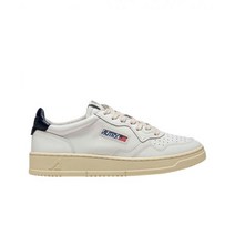 오트리 메달리스트 로우 레더 스니커즈 화이트 블루 Autry Medalist Low Leather Sneakers White Blue