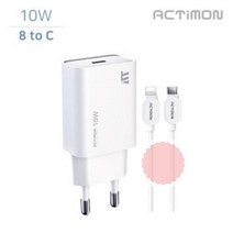 C포트_10W_1구_충전기_가정용_엑티몬_Cto8_포함_1포트_가정용충전기_케이블 8E33, 화이트