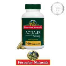 페루비안 네추럴 아구아헤 500mg 100캡슐 효과 모리체 야자 열매 Aguaje, 1개, 기본