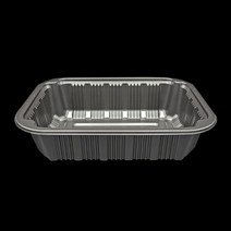 일회용 포장 용기, E 씰링 사각 용기, E20-19155(블랙)900ML(900개), 1개